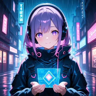 サイバーパンクのイメージイラスト
